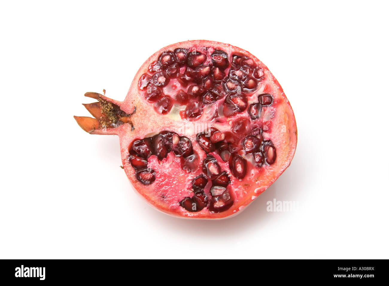 Pomegranate isolated on a white background studio. Banque D'Images