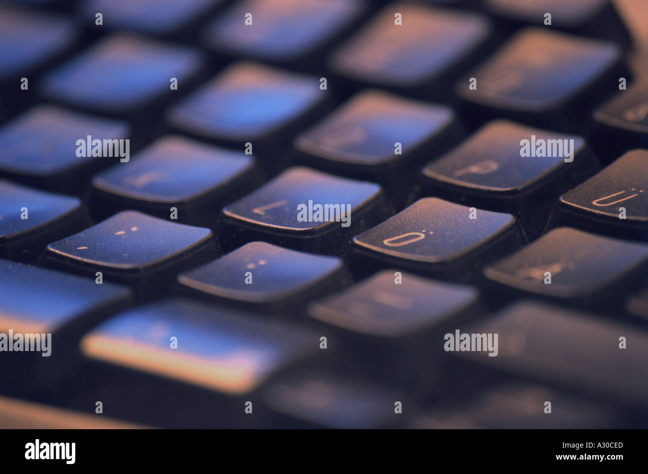 Détails d'un clavier d'ordinateur Photo Stock - Alamy