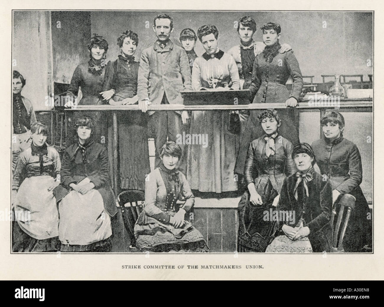 1888 Matchgirls Besant Banque D'Images