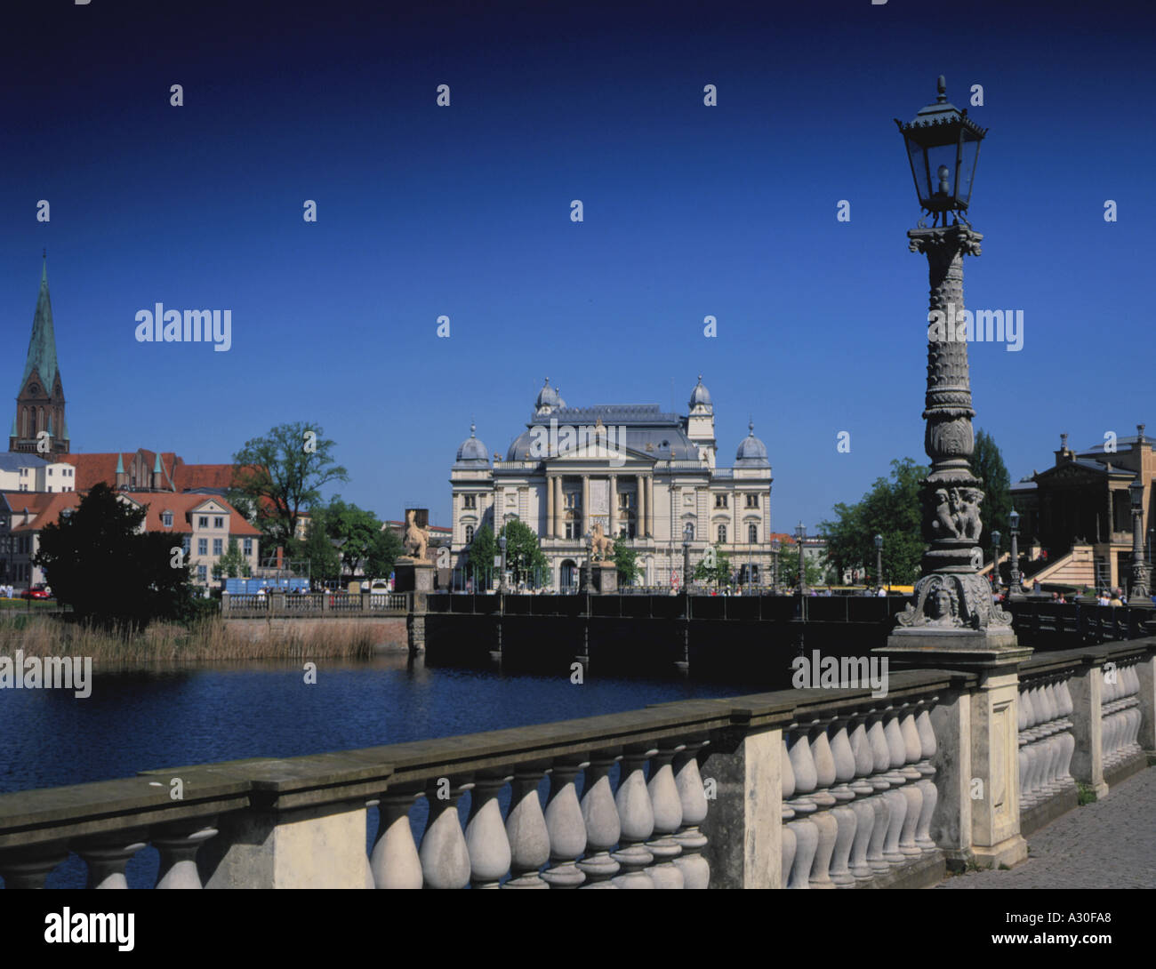 Staatstheater de Mecklenburg, Schwerin, Mecklenburg-Vorpommern, Allemagne. Banque D'Images