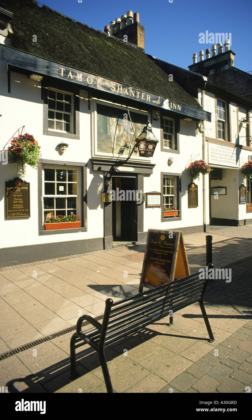 Tam O Shanter Inn Ayr Banque D'Images