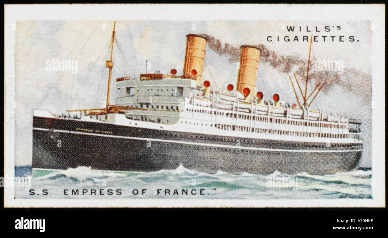 Le paquebot le france 1924 Banque de photographies et d’images à haute