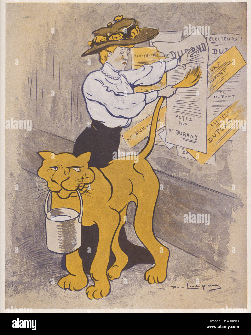 Marguerite Durand Losque Banque D'Images