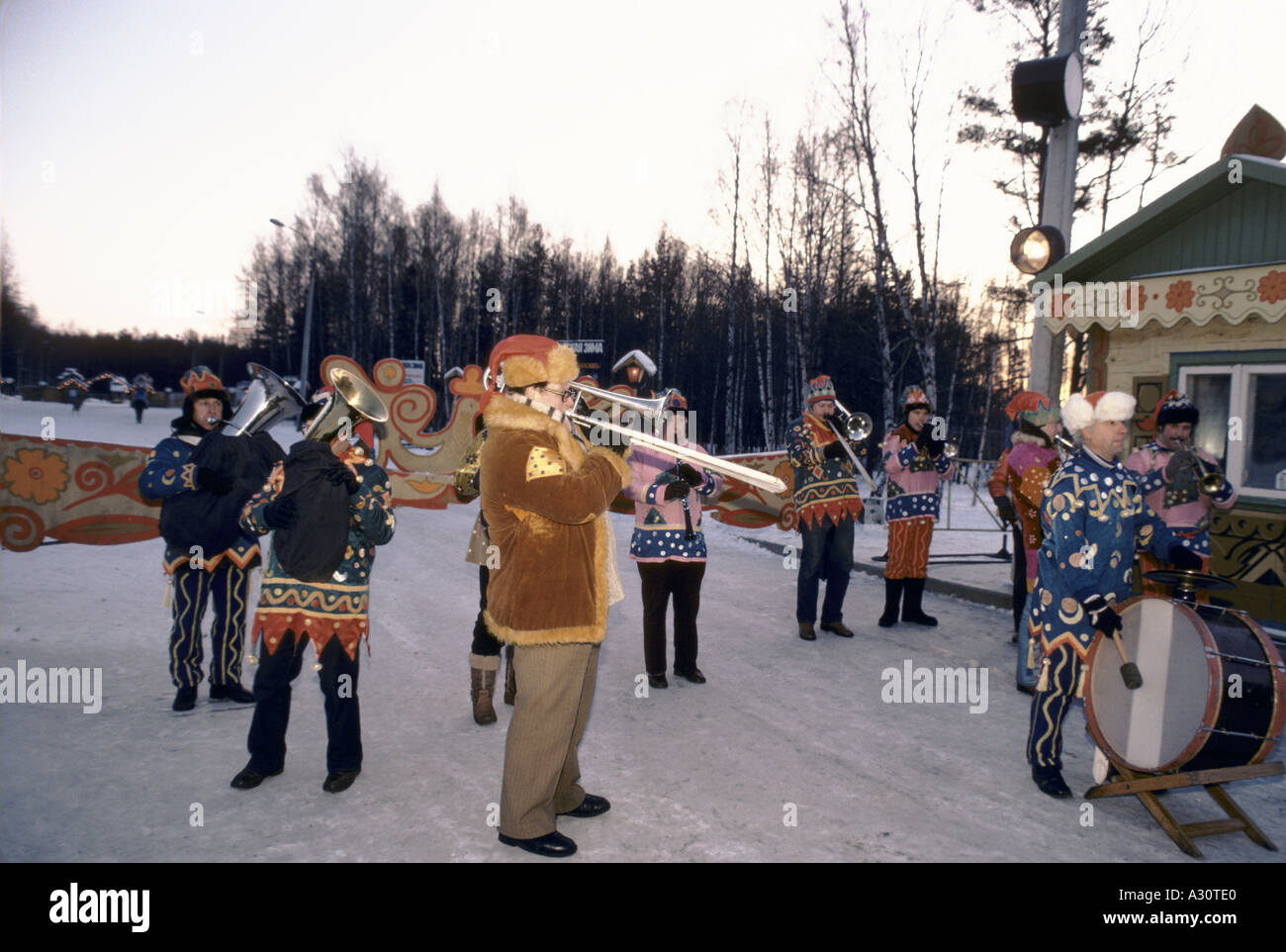 Festivals d'hiver st petersburg russie Banque D'Images