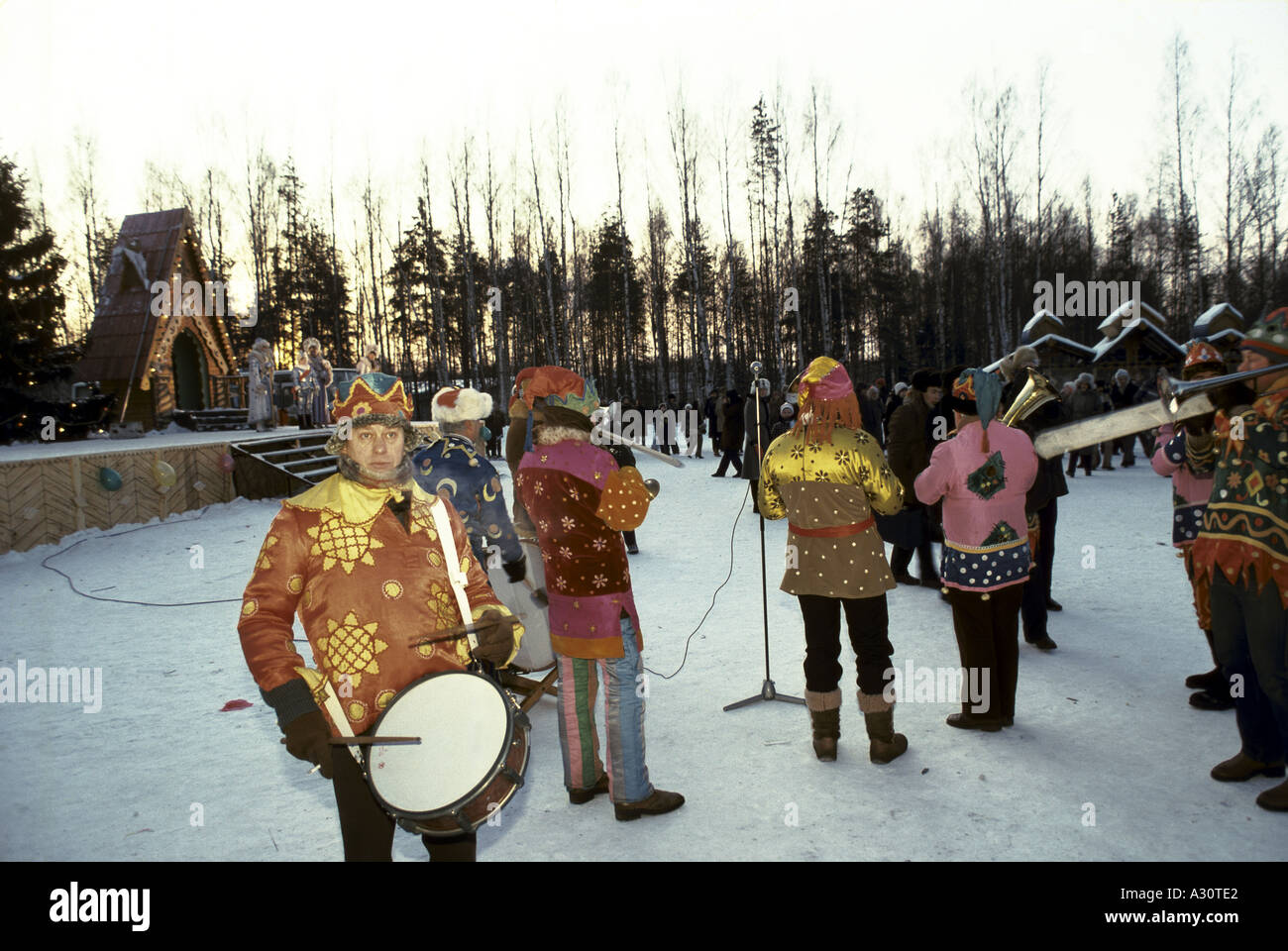 Festivals d'hiver st petersburg russie Banque D'Images