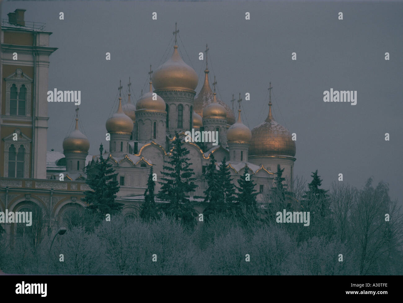 Kremlin en hiver Banque D'Images