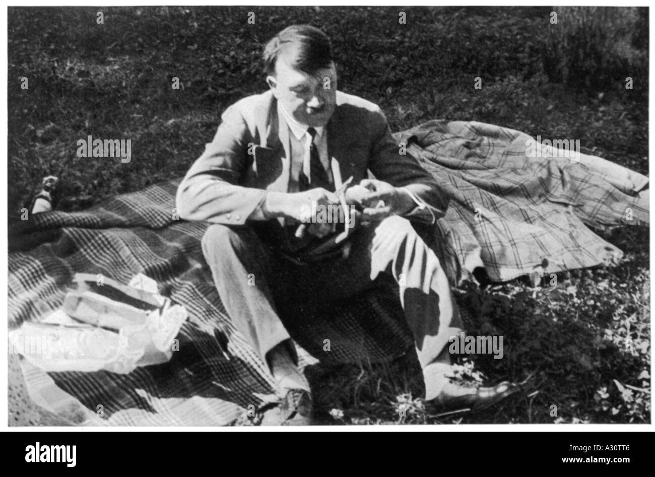 Hitler le pique-nique 1935 Banque D'Images