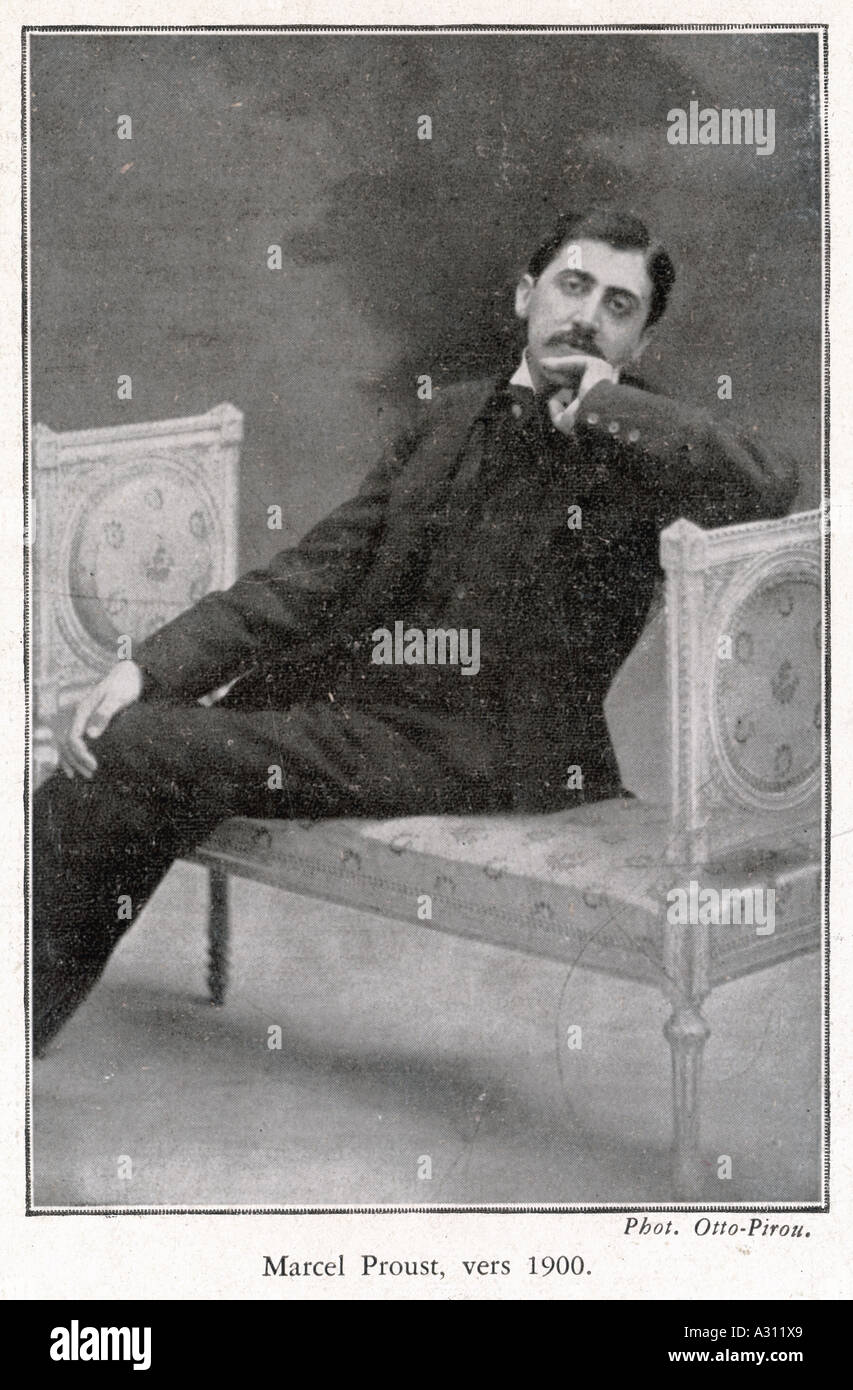 Ils Proust 1900 Banque D'Images