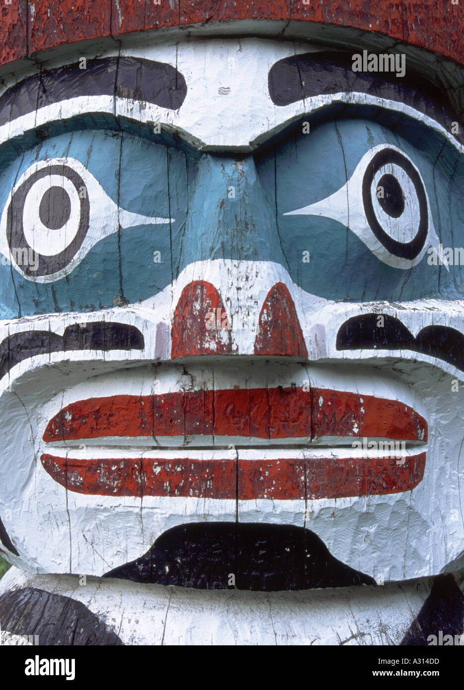 Totem, Vancover, Canada Banque D'Images