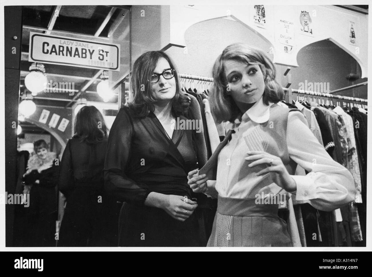 Carnaby Street Boutique Banque D'Images