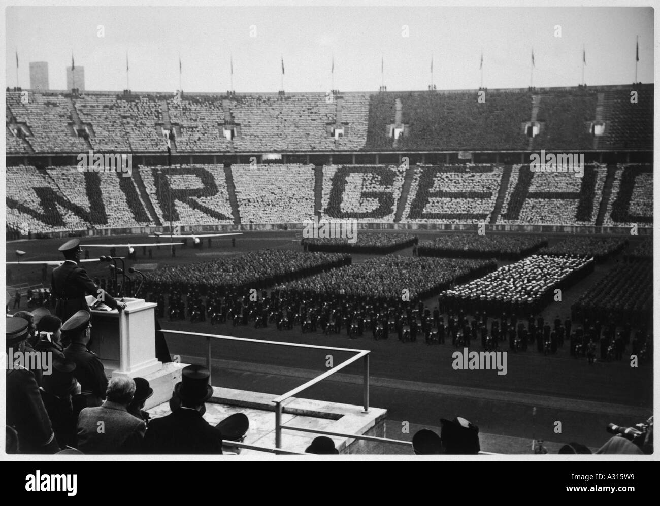 Festival national d'Hitler Banque D'Images