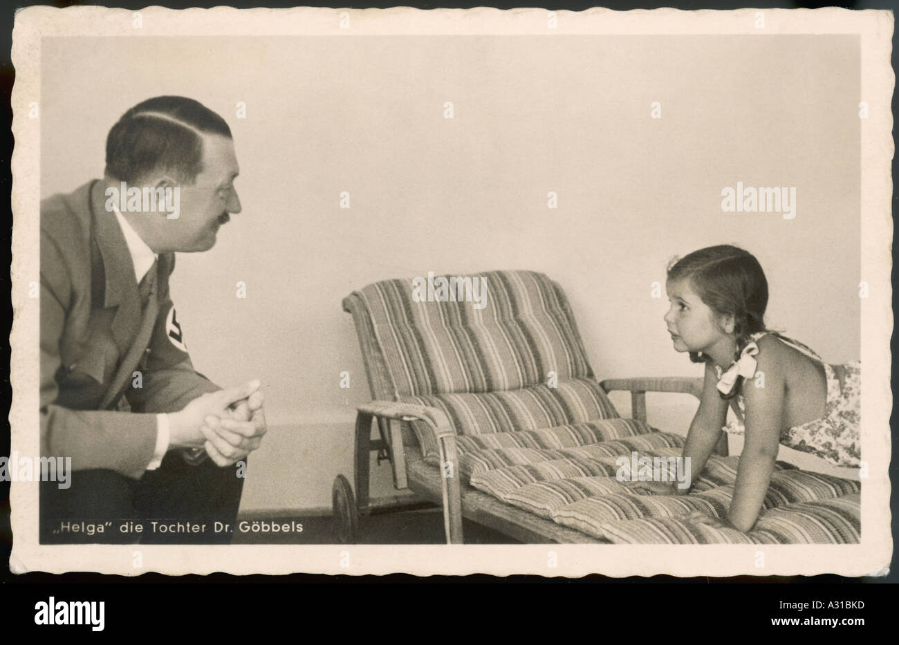 Hitler et Goebbels DTR. Banque D'Images