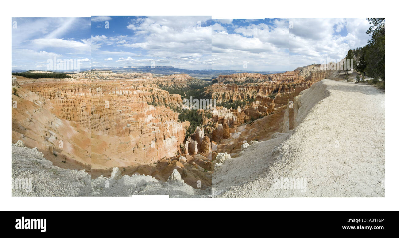 Bryce Amphitheater. Le Parc National de Bryce Canyon. L'Utah. USA Banque D'Images