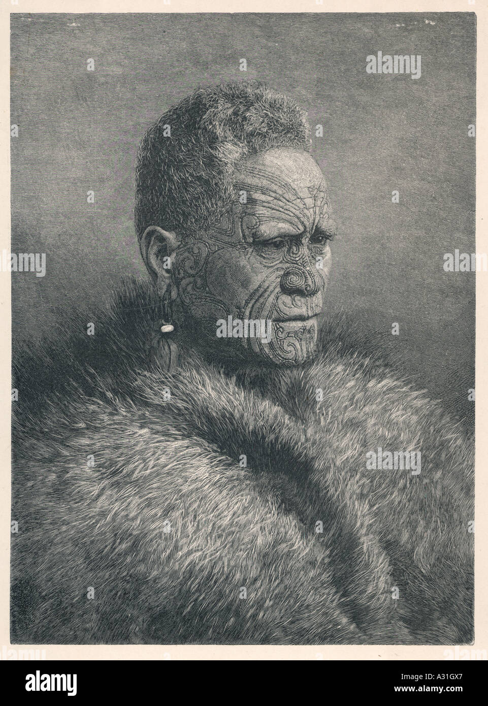 Roi Maori Banque D'Images