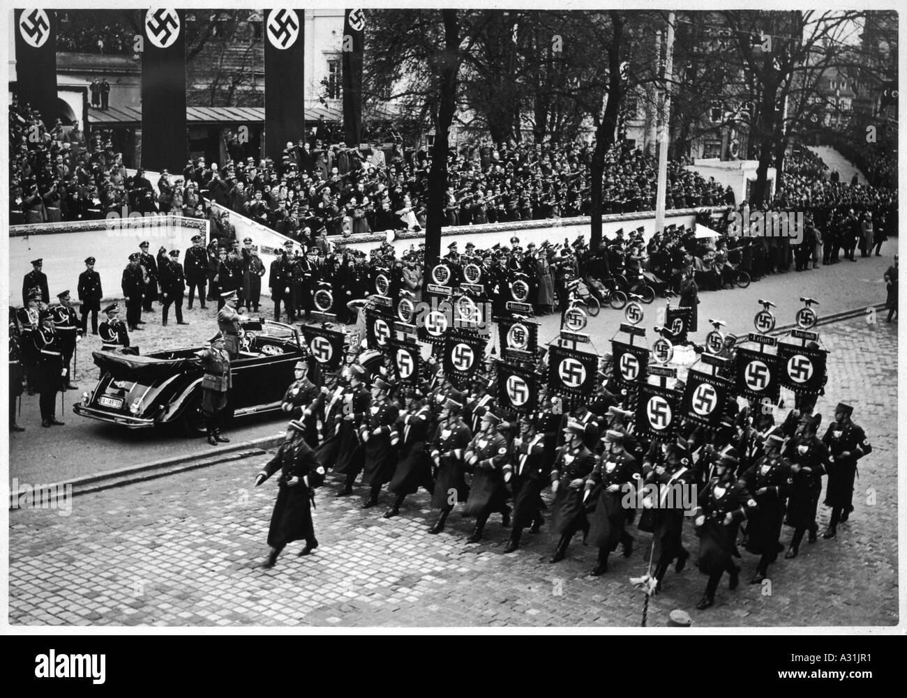 10e anniversaire de Hitler Banque D'Images