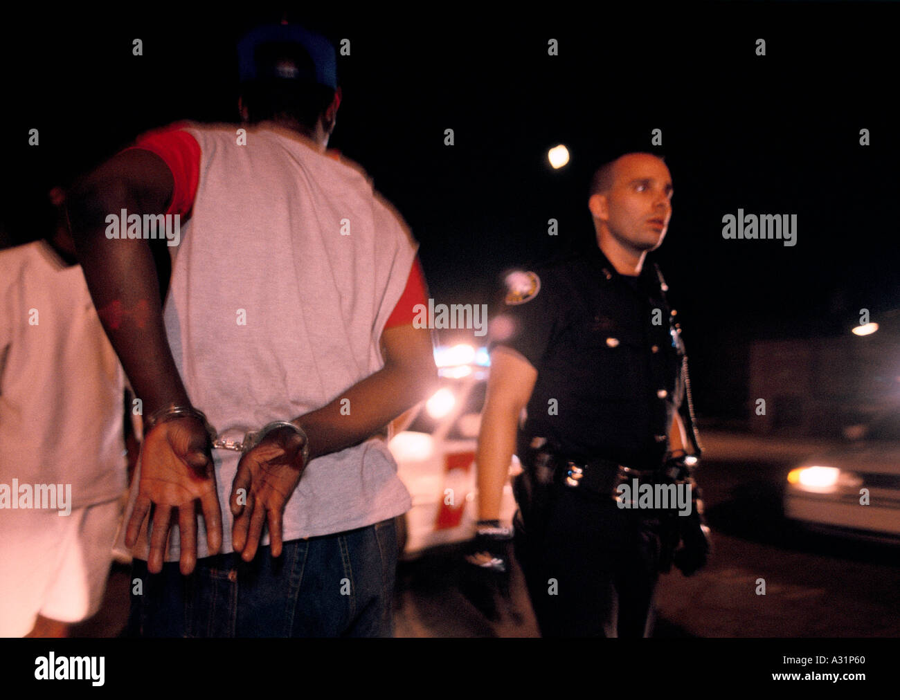 Patrouille de police techwood 1996 Projet de logement Banque D'Images