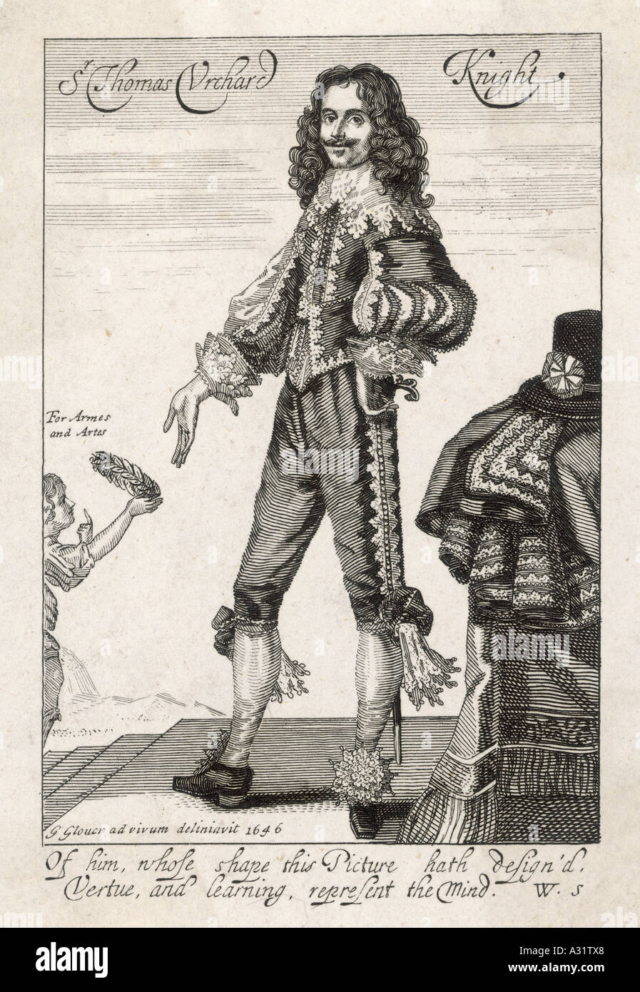 Scottish Gent 1646 Banque D'Images