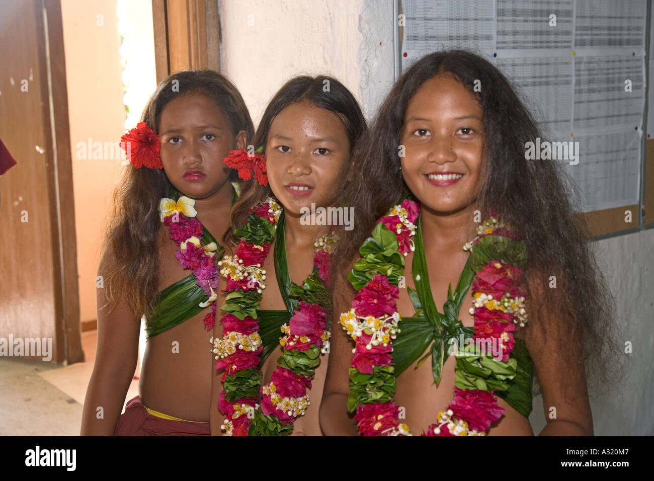 Tuamotu Takaroa Polynésie Française Editorial Utilisez uniquement Banque D'Images