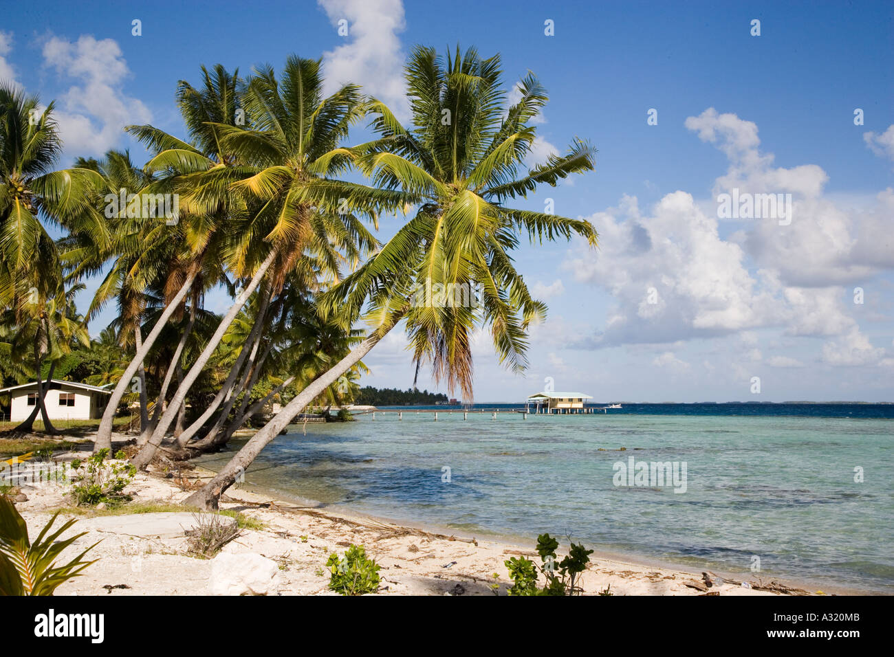 Tuamotu Takaroa Polynésie Française Editorial Utilisez uniquement Banque D'Images