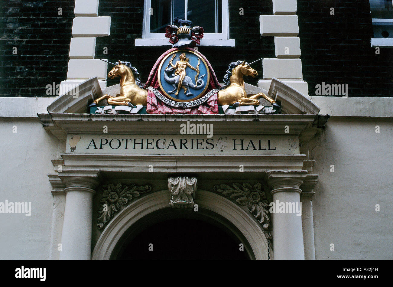 Les apothicaires Hall, Londres, Blackfriars, Royaume-Uni Banque D'Images