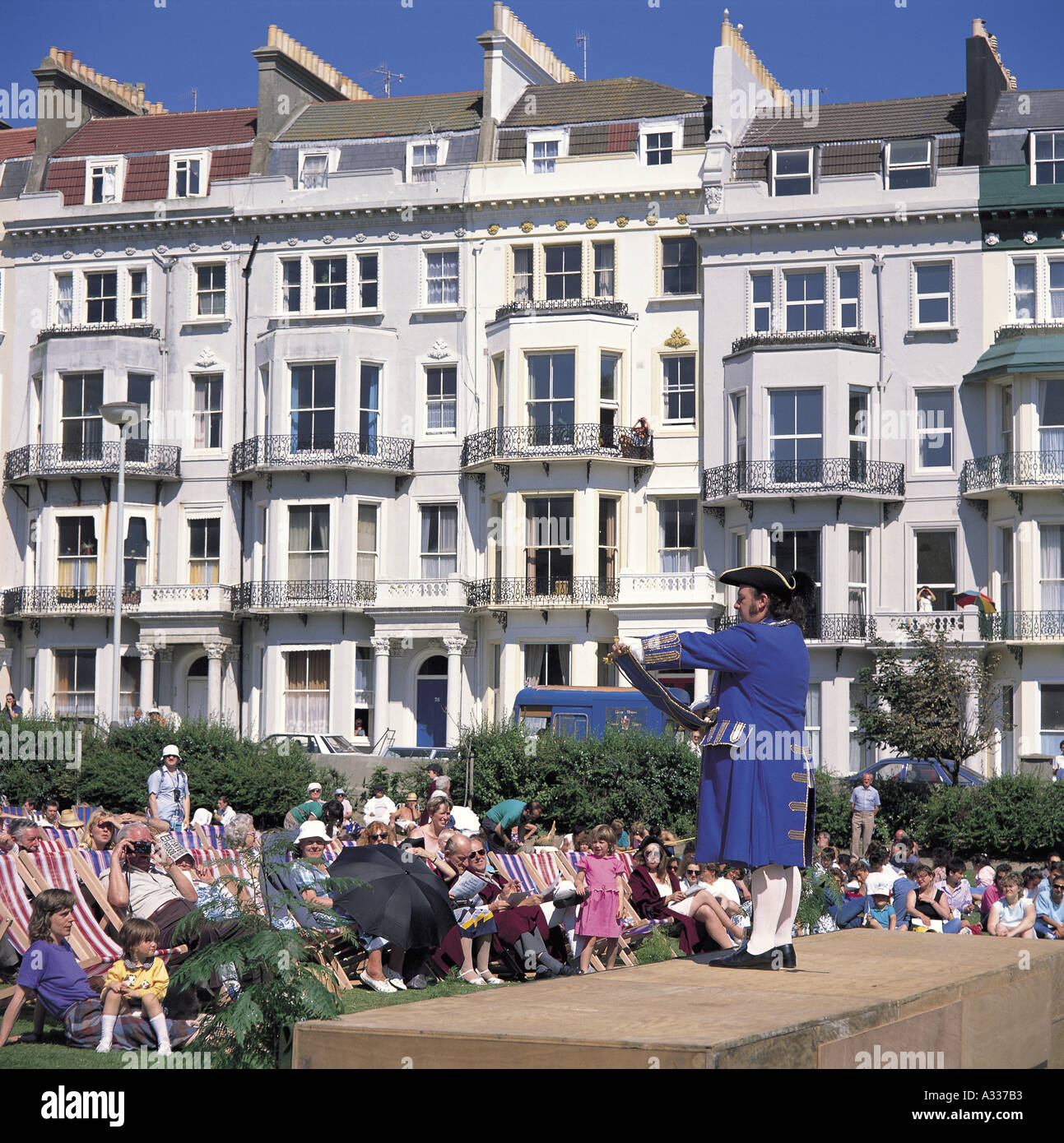 Concours crieur Banque D'Images