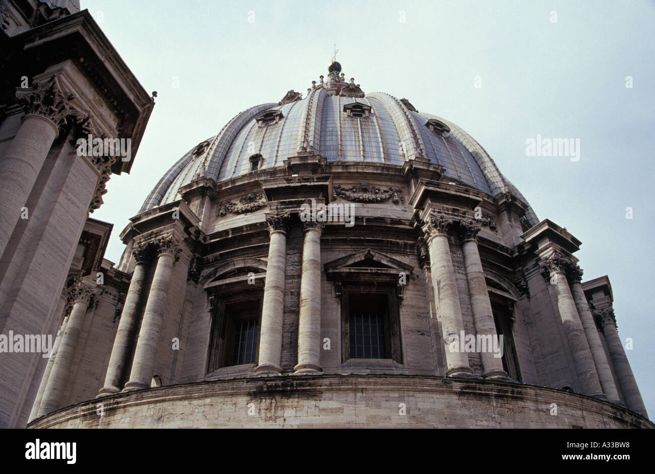Le dôme de Saint-Pierre, Rome, Italie, Europe Banque D'Images