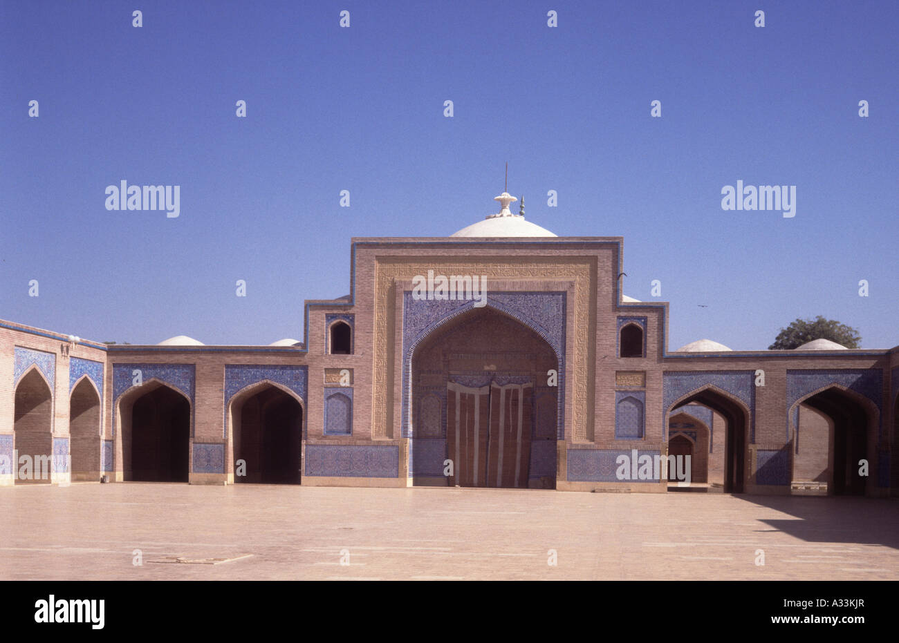 Mosquée de vendredi, Thatta, Pakistan Banque D'Images