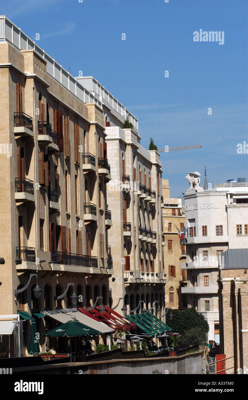 Restaurants dans le centre de Beyrouth Liban Banque D'Images
