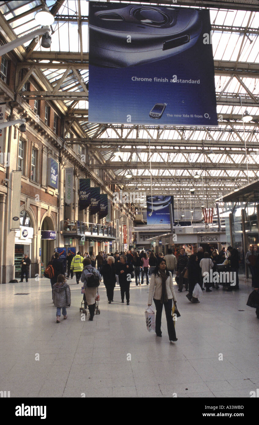 La gare de London Waterloo Banque D'Images