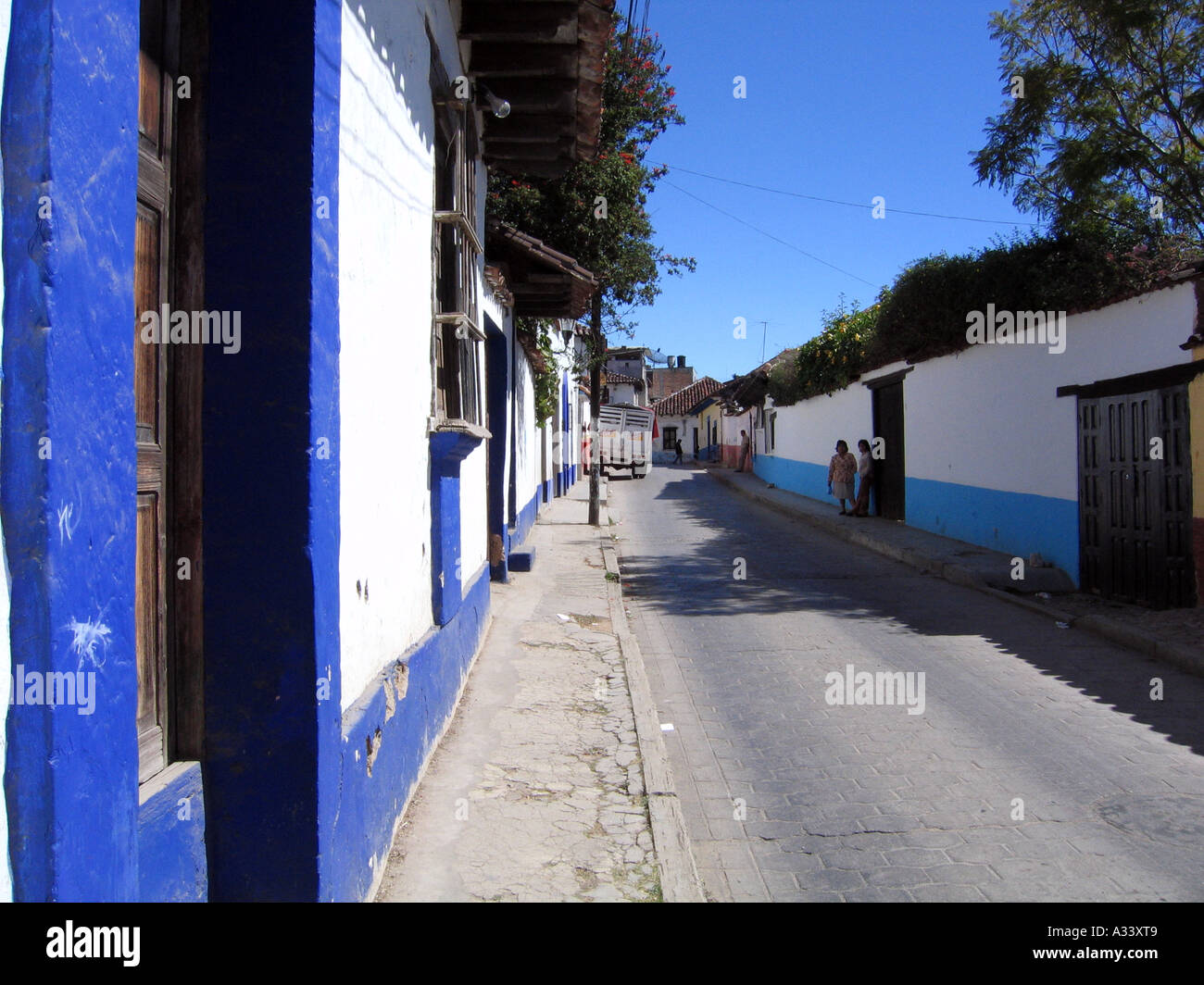 Scène de rue, San Cristobal de las Casas, Chiapas, Mexique Banque D'Images