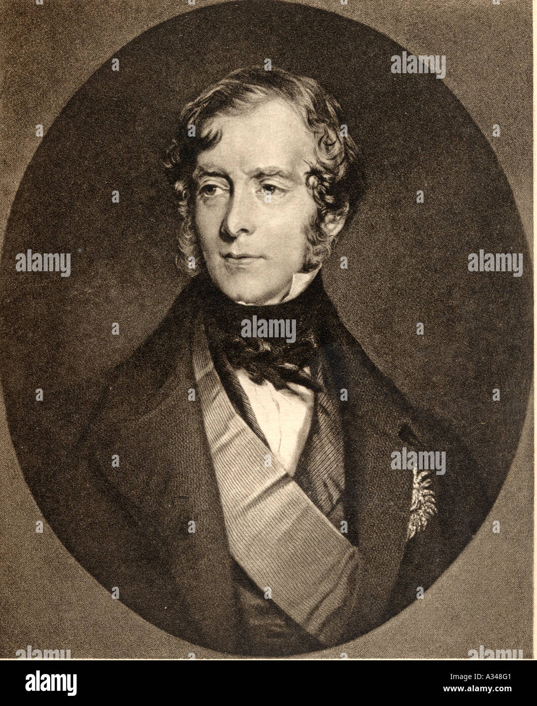 George William Frederick Villiers, 4 Comte de Clarendon, 1800 - 1870. Homme d'État et diplomate britannique. Banque D'Images