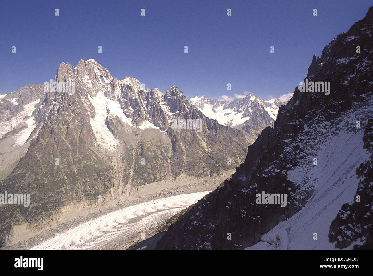 Mont Blanc Banque D'Images