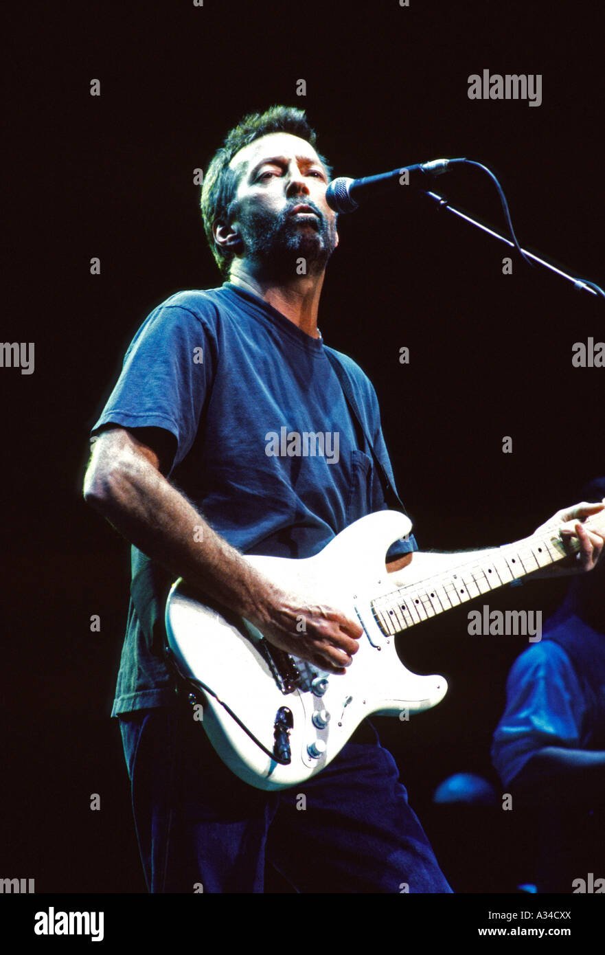 Eric Clapton en concert au Royal Albert Hall, Londres, Angleterre Banque D'Images