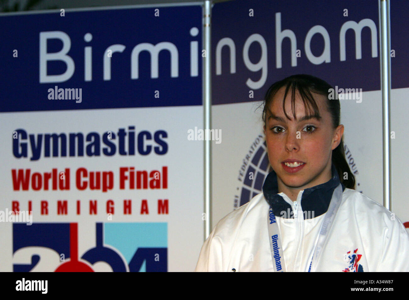 Elizabeth Tweddle gymnaste numéro un britannique Banque D'Images