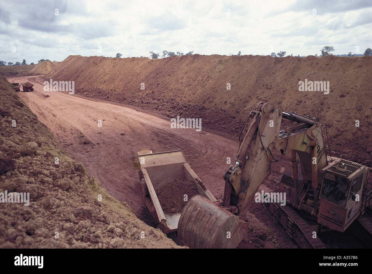 Bauxite and mine and america Banque de photographies et d’images à