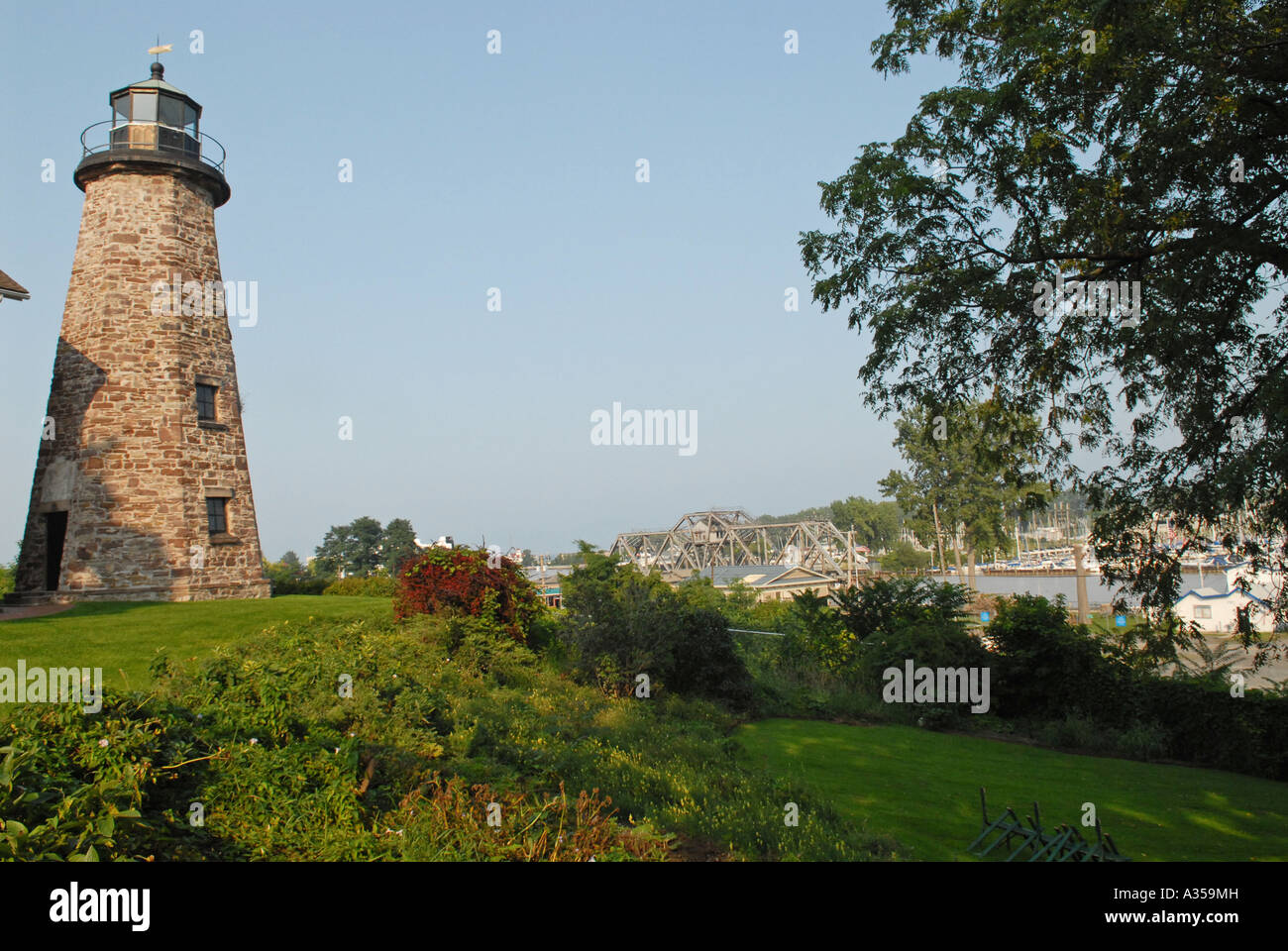 Ville de Rochester, Charlotte-Genese , phare construit en 1822 Banque D'Images