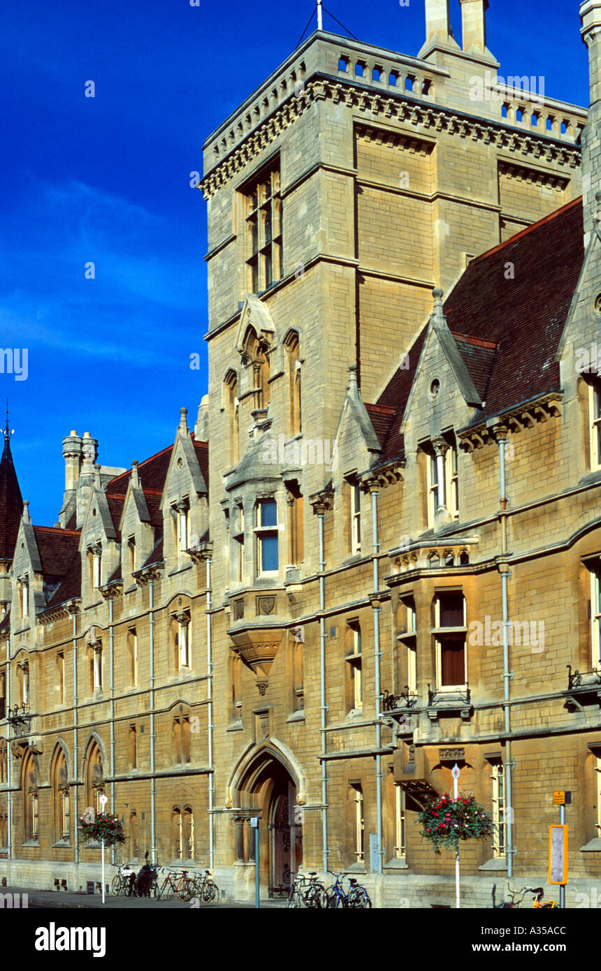 Au Balliol College à Oxford en Angleterre Banque D'Images