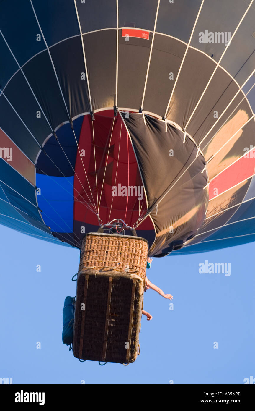 Ballon à air chaud dans le ciel Banque D'Images