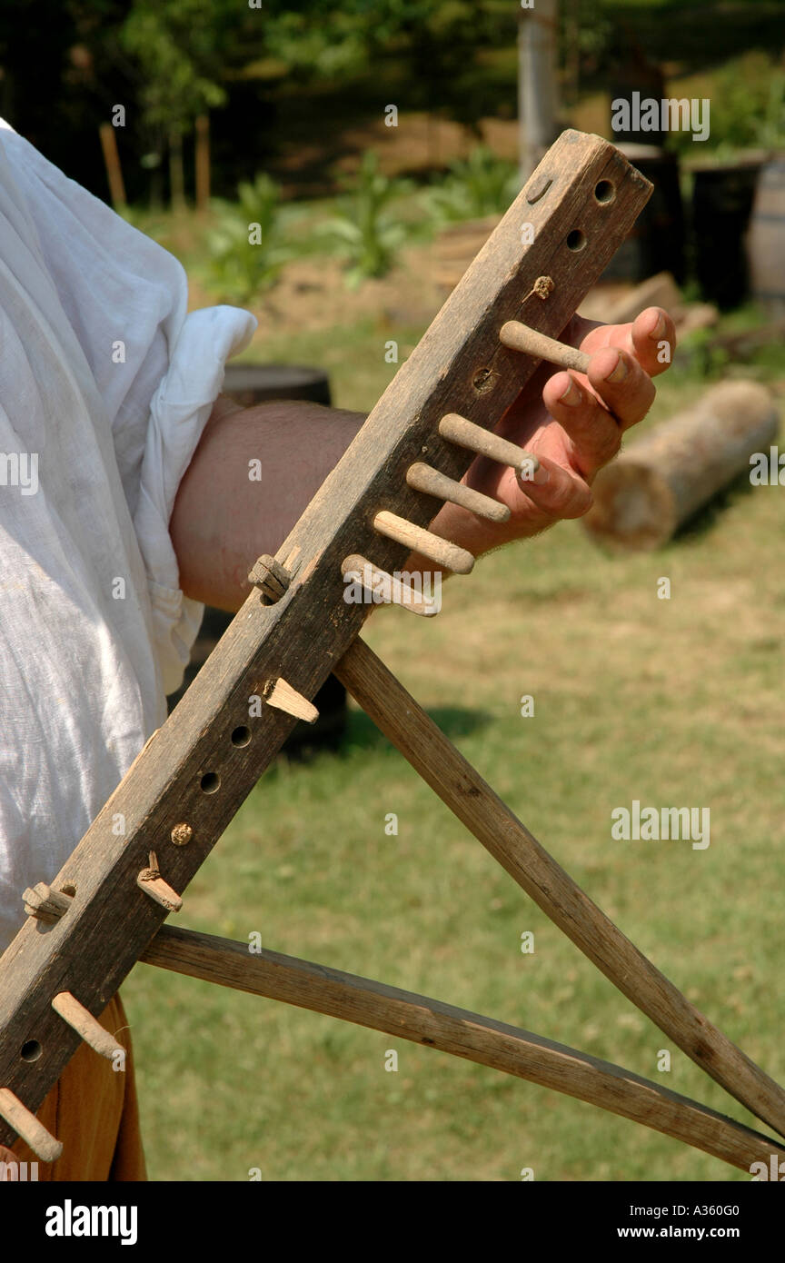 L'établissement de Jamestown, en Virginie Banque D'Images