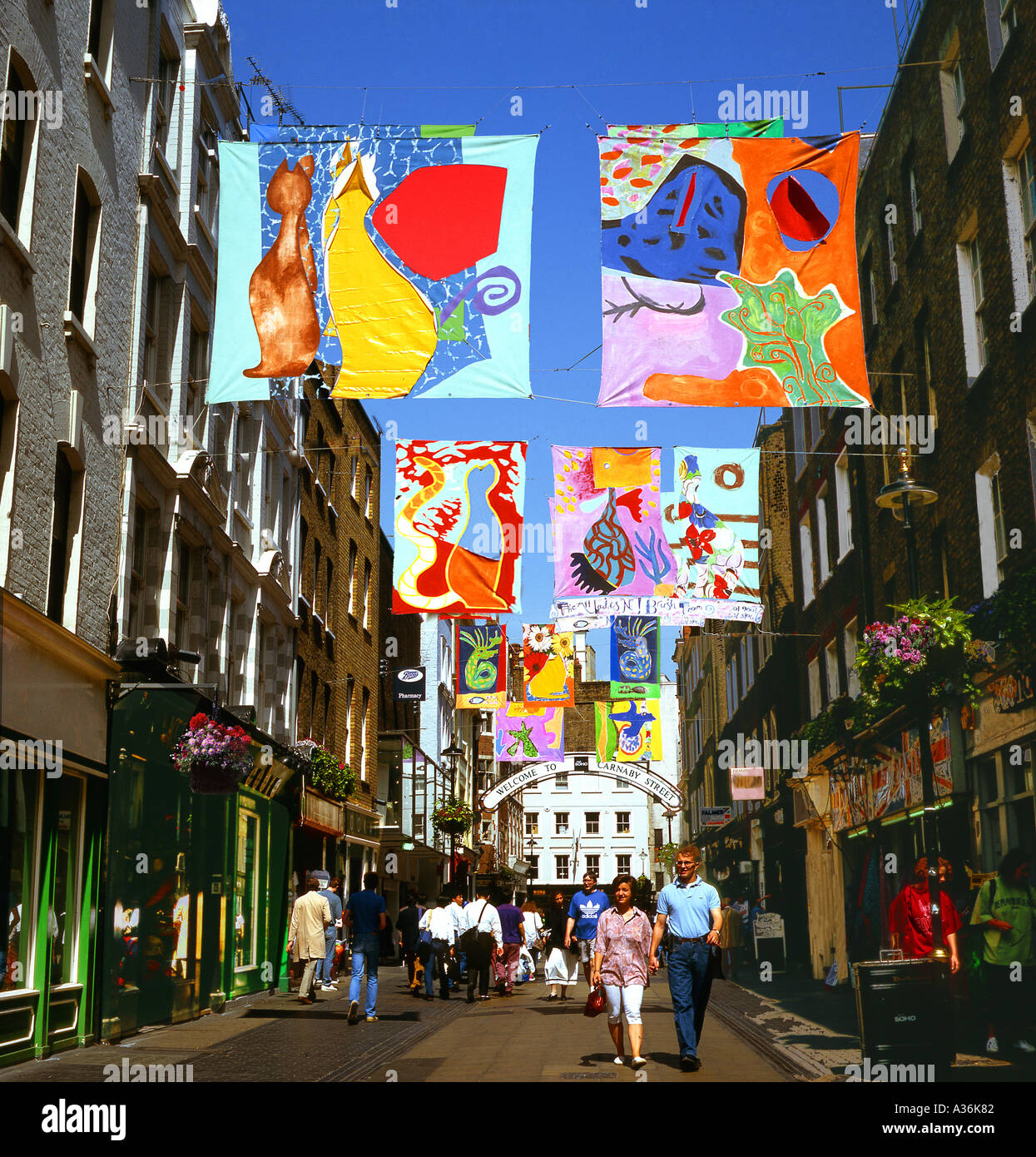 Carnaby Street London Banque D'Images