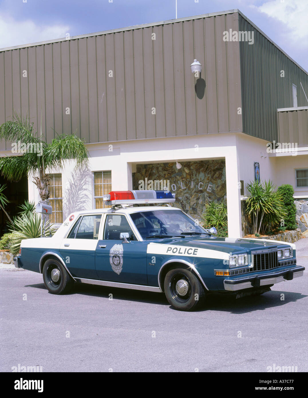 1984 Dodge Diplomat voiture de police Banque D'Images