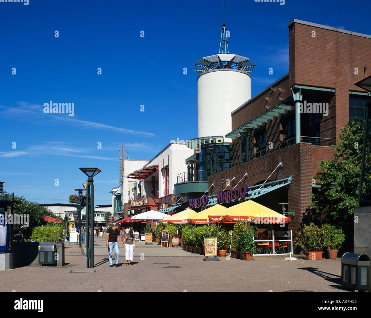 Europa Europe Allemagne Deutschland Nordrhein Westfalen en Rhénanie du Nord-Westphalie Oberhausen Centro Banque D'Images