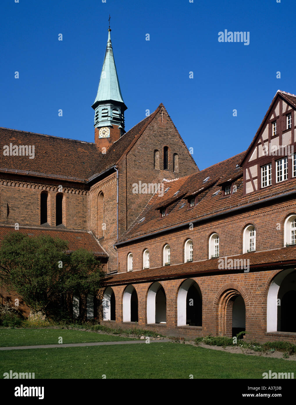 Europa Europe Allemagne Deutschland Brandenburg Lehnin Monastère Kloster Banque D'Images