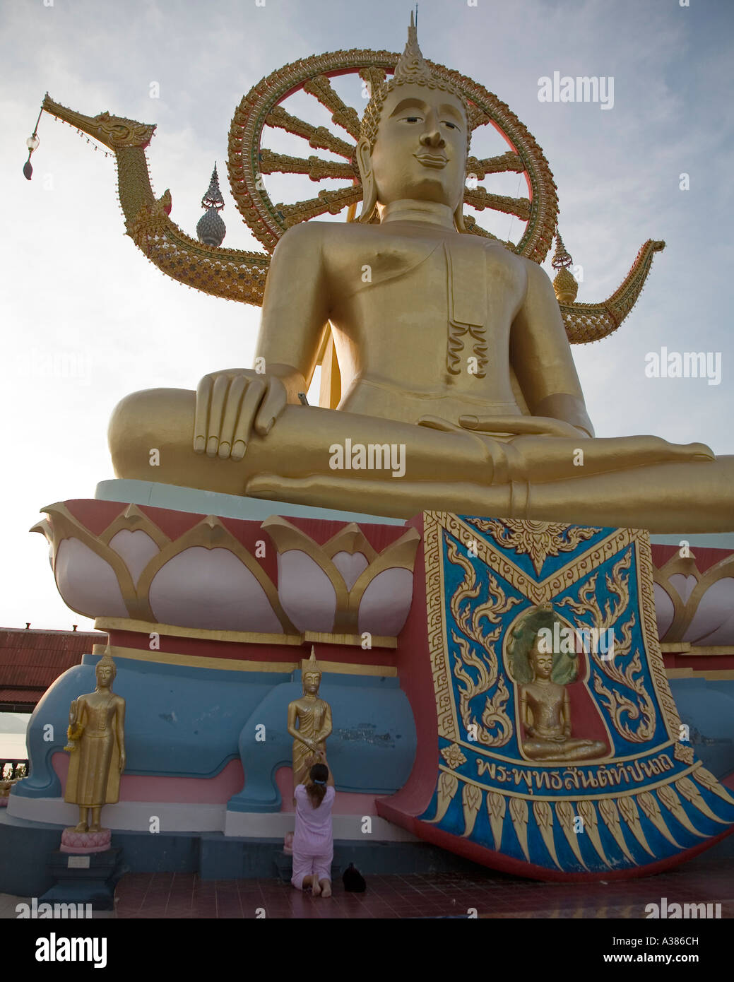 Le Grand Bouddha Big Buddha Beach Ko Samui Thaïlande Asie du sud-est Banque D'Images
