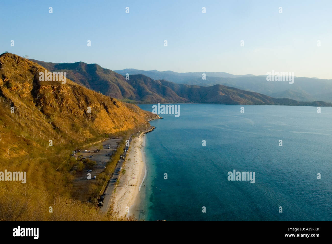 Donnant sur Dili, Timor Oriental Banque D'Images