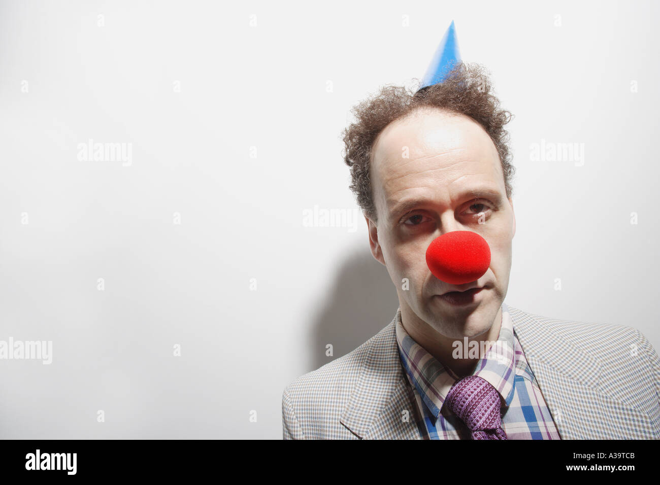 Fatigué de clown Banque D'Images