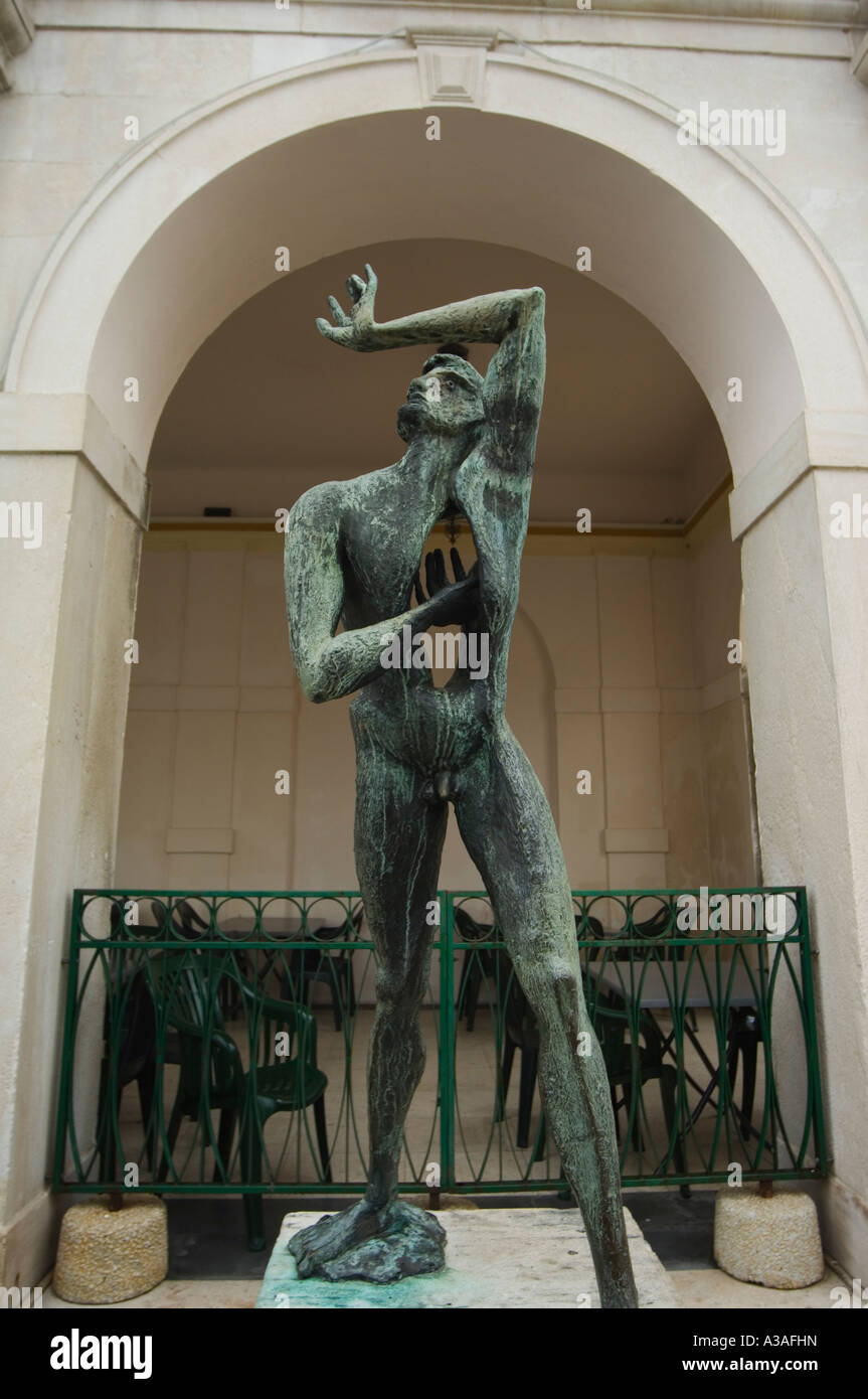 Statue de pierre Slovénie Banque D'Images