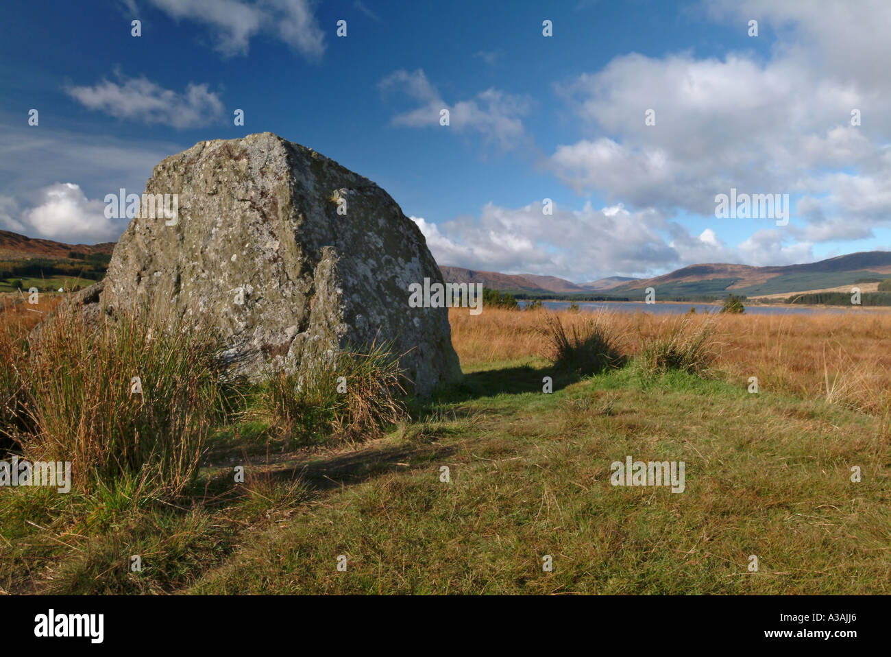 Bruce s Stone New Galloway Forest Dumfries et Galloway Ecosse Banque D'Images
