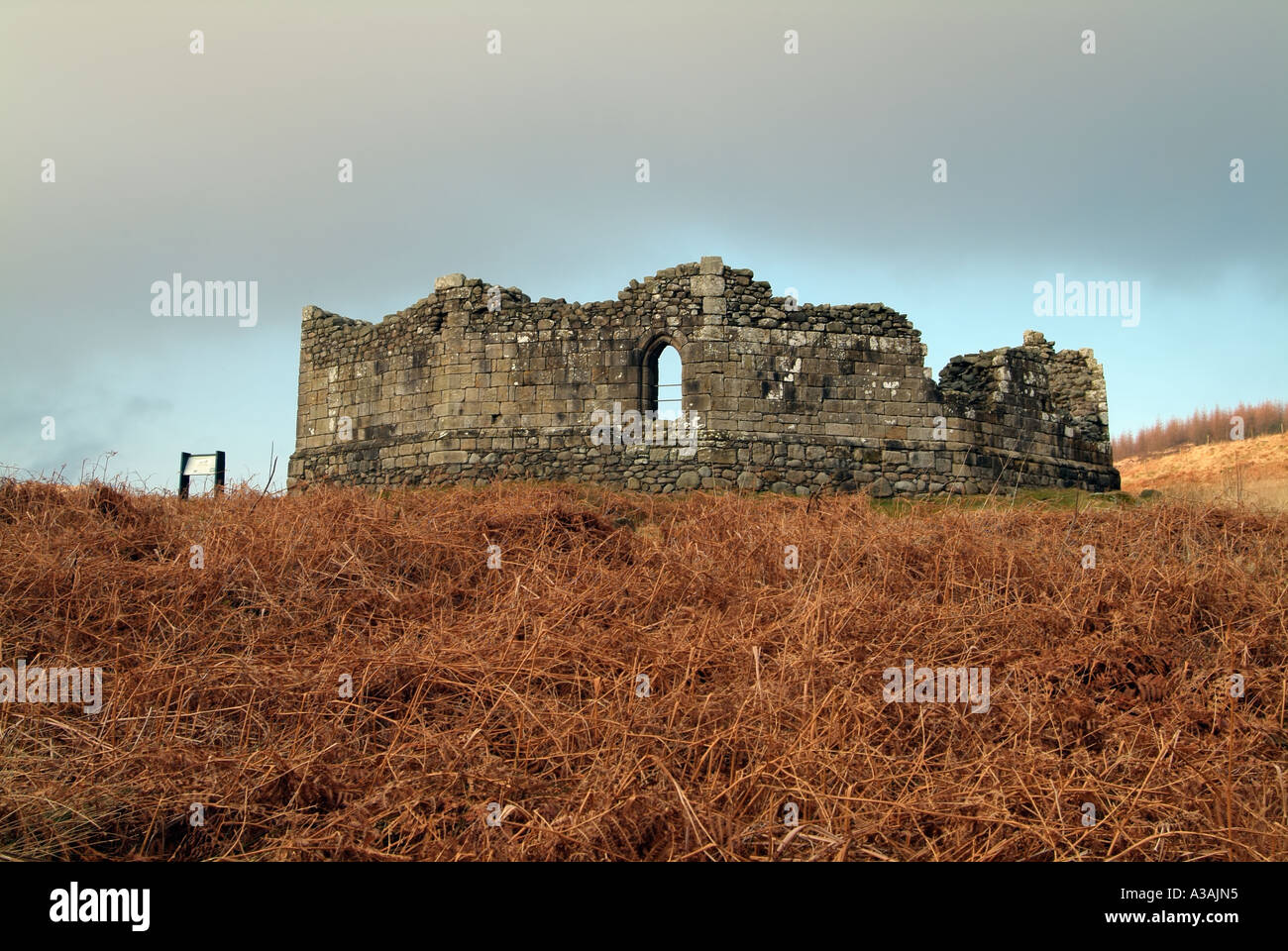 Loch Doon Castle Galloway Forest Dumfries et Galloway Ecosse Banque D'Images