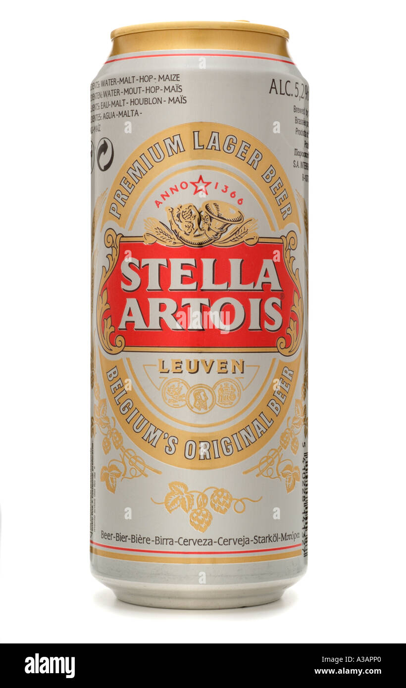 Bière Stella Artois Banque D'Images